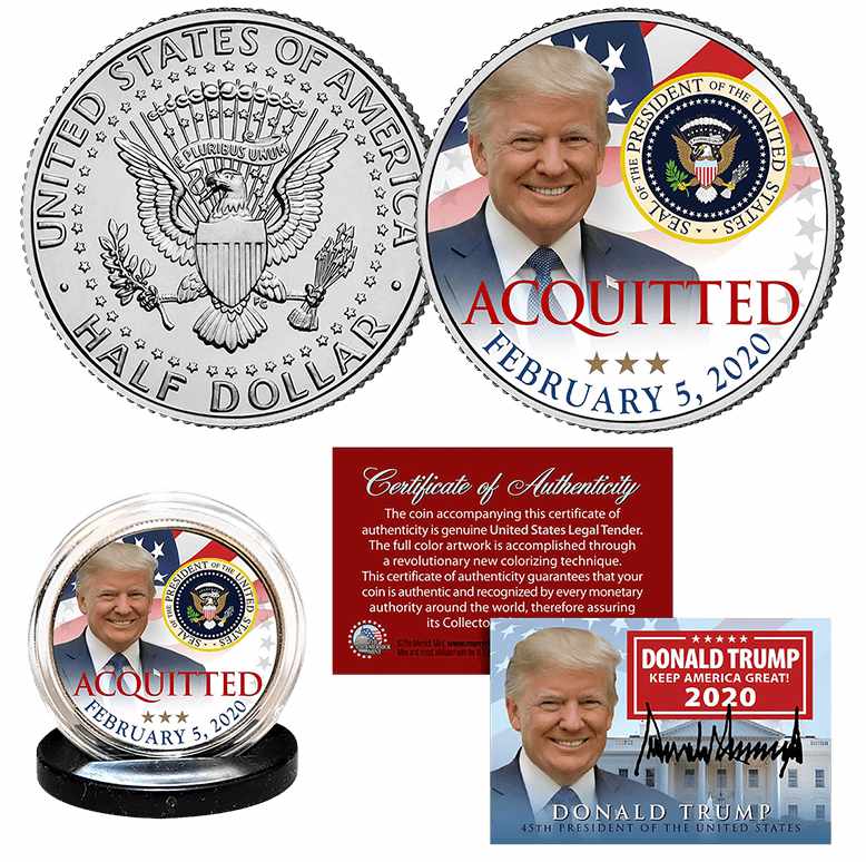 Trump Acquitted Collector Coin