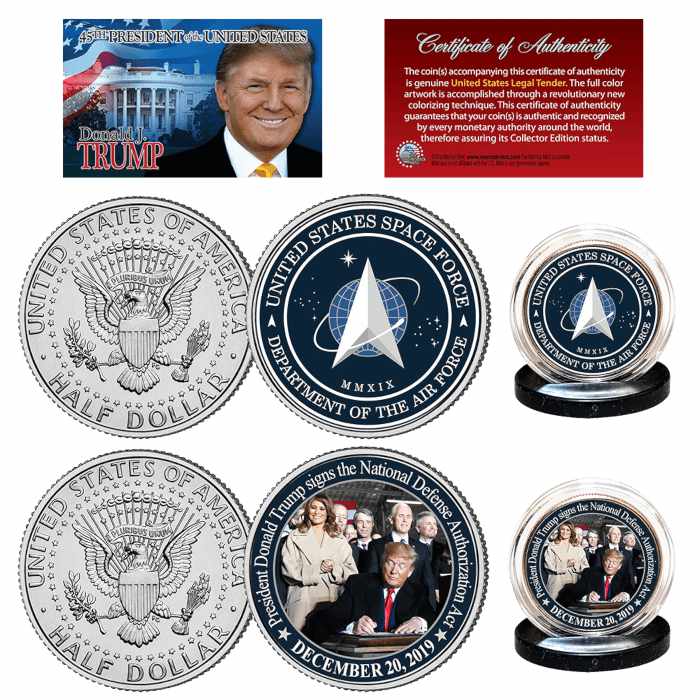 Space Force Trump Coin Bundle 