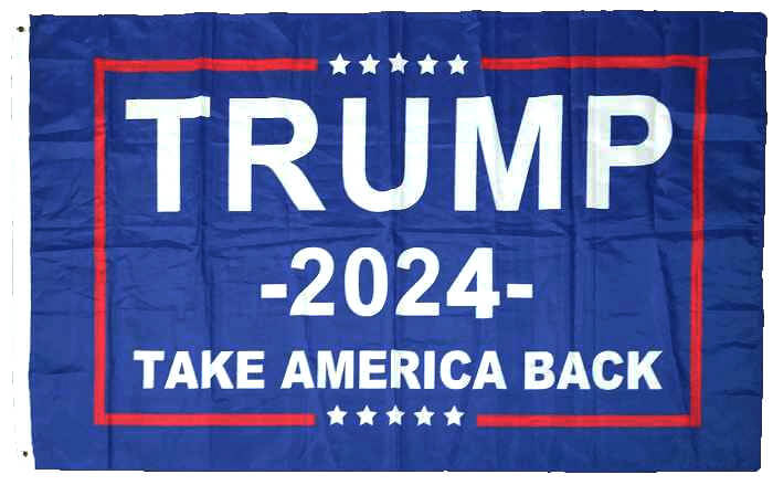 Free Trump 2024 Flag Take America Back